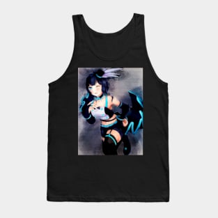 Asaka Karin Anime Watercolor Tank Top